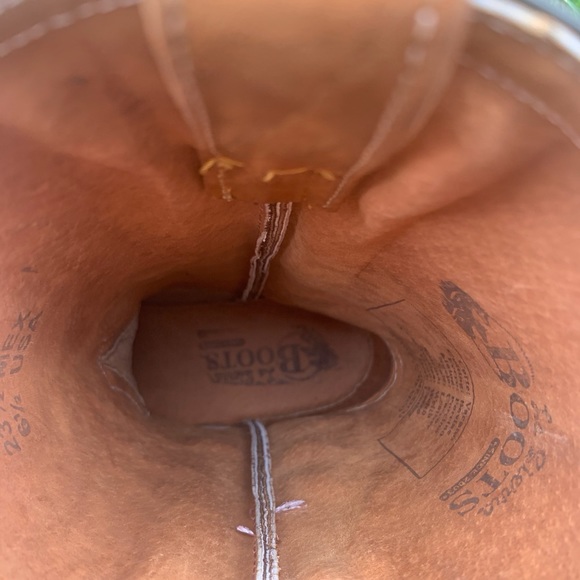 WOMEN'S WESTERN RODEO COWGIRL BOOTS GENUINE LEATHER HORSE SHOE BOTA DAMA 388 - Picture 9 of 11